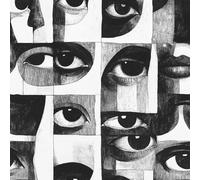 Peel and Stick Wallpaper Human Face Eyes Abstract Modern Contact Paper with Waterproof Stain-Resistant Surface for Drawers Furniture Makeovers Easy to Install Wall Paper 17.3"x118"