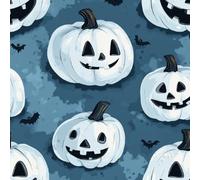 Peel and Stick Wallpaper Jack-o'-Lantern Face Removable No Residue Wipeable