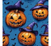 Peel and Stick Wallpaper Jack-o'-Lantern Removable No Residue Wipeable