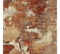 Peel and Stick Wallpaper Retro Red Bricks Self Adhesive Wallpaper 40×600CM, Brown-red Brick Pattern Patterned Sticky Back Plastic Roll, Bathroom Kitchen Cupboard Worktop Vinyl Wrap for Furniture