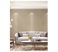 Peel and Stick Wallpaper, Soft Linen Self-Adhesive, Waterproof for Bedroom TV Wall, Easy DIY Renters