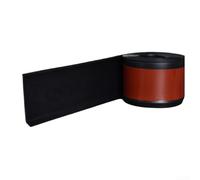 Peel Baseboard Trim, Flexible Skirting Board, Soft PVC Skirting Board For Waterproof Substrate Molding And Decoration(black)