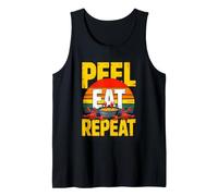 Peel Eat Repeat Crawfish Boil Seafood Lovers Tank Top