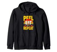 Peel Eat Repeat Crawfish Boil Seafood Lovers Zip Hoodie