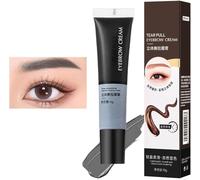Peel Off Eyebrow Gel,Waterproof Eyebrow Gel for Long Lasting,Brow Peel Off Tint Gel for Fuller & Defined Looking Brows, Last Up to 3 Days (Grey)