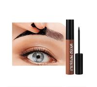 Peel off Eyebrow Tattoo, Waterproof Eyebrow Tattoo, Eyebrow Tinting Cream, Eyebrow Lotion That Lasts up to 3 Days for More Defined Eyebrows (dark brown)
