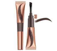 Peel-Off Eyebrow Tint Gel, Chocolate 04#, Semi-Permanent Brow Colour | Waterproof, smudge-resistant tint gel for natural-looking brow definition, with flat angled brush for controlled application