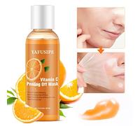 Peel Off Face Mask Vitamin C Peel Off Masks, Blackhead Mask Orange Peeling Lotion Gentle Exfoliating Blackhead Remover Poreless Deep Cleanse Purifying Hand Masks for Face Arms Neck Gifts 3.4 FLOZ