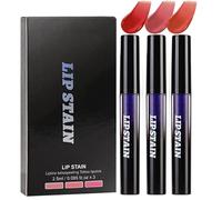 Peel Off Lip Dye - 3 Pcs Waterproof Gloss | 2ml Long Lasting Peelable Lipstick for Party, Wedding, Date, Work, School, Travel, Stage, Outing, Makeup