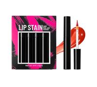 Peel off Lip Stain Set - Makeup Lips Tint - Matte Lipstain Plumper | 6 Pieeel off Liner - 6 Pieces Long Lasting Highly Pigmented Lipstain for Women Her Girls Sister Girlfriend Family Friends