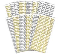 Peel Off Stickers Bumper Value Pack containing 12 Sheets of CPD 1034 Family Words Stickers, Multicoloured, One Size