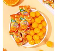 Peel orange juice fudge,Wedding candy,Gummy candy, orange fruit candy,Vegetarian diet, healthy juice fudge,instant dessert,delicious Chinese snack gift,Sweets Gifts (400g)