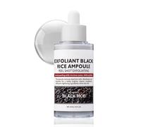 Peel Shot Exfoliant Black Rice Ampoule - Black Rice Face Scrub & Exfoliator - Pore Refining, Dead Skin Cells Remover for All Skin Types - Face Exfoliator Rice Serum Korean Skincare, 30ml