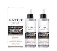 Peel Shot Glow Rice Ampoule Duo,Black Rice Ampoule Face Scrub Exfoliator Pore Minimizer for Face,Gentle Soft Facial Scrub Exfoliator,Body Exfoliator Dead Skin Remover Refining Pore (160ML, 2)