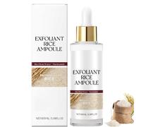Peel Shot Glow Rice Ampoule Duo, White & Black Rice Face Exfoliator, Rice Exfoliator for Face, Body Scrub Dead Skin Remover, Moisturizing & Pore Minimizer, for All Skin Types (1PcA)