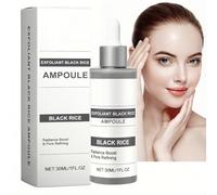 Peel Shot Glow Rice Ampoule Duo White Rice Ampoule+Black R-ice A-mpoule,R-ice A-mpoule Duo,Soft Exfoliating Face and Body Scrub Skin Cells,W/hite & B/lack Ri-ce Face Exfoliator,Face Scrub(Black Rice)