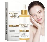 Peel Shot Glow Rice Ampoule Duo White Rice Ampoule+Black R-ice A-mpoule,R-ice A-mpoule Duo,Soft Exfoliating Face and Body Scrub Skin Cells,W/hite & B/lack Ri-ce Face Exfoliator,Face Scrub(White Rice)