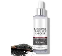 Peel Shot Glow Rice Ampoule Duo White Rice Ampoule+Black Rice Ampoule Soft Exfoliating Face and Body Scrub Dead Skin Cells, Body Exfoliator Dead Skin Remover for All Skin Types (Black, 100ml)
