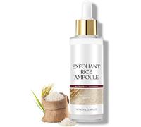 Peel Shot Glow Rice Ampoule Duo White Rice Ampoule+Black Rice Ampoule Soft Exfoliating Face and Body Scrub Dead Skin Cells, Body Exfoliator Dead Skin Remover for All Skin Types (White, 100ml)