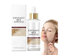 Peel Shot Glow Rice Ampoule Duo, White Rice Ampoule+Black Rice Ampoule Soft Exfoliating Face and Body Scrub Dead Skin Cells, Hydrating, Refining Pores for All Skin Types (#02, 100ml)
