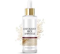 Peel Shot Glow Rice Ampoule, White & Black Rice Face Exfoliator, Exfoliating Rice Toner Korean, Texture Refining, Refining Pores Skin Brightening & Blackheads Remover For All Skin Types (B, 100ml)