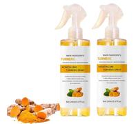 Peel Shot Keratin Care Kojic Acid Turmeric Body Spray 200ml,Kojic Acid Cleanser Exfoliating Scrub, Offers Effective Keratin Care and Helps Reveal Smoother (2pc, One size)