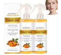 Peel Shot Keratin Care Turmeric Spray,Kojic Acid Turmeric Exfoliating Body Spray,Skin Peeling sprays,Gentle Exfoliating Body Mist,Keratin Care Brightening Mist,exfoliating kojic acid turmeric (2PCS)