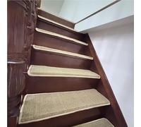 Peel & Stick Stair Treads 55-80 cm Bullnose Non-Slip Stair Covers with Self-Adhesive Backing Easy-Clean & Reusable 2 Pcs (L 55cm x W 22cm)