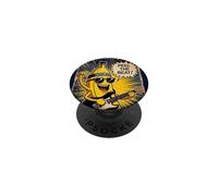 Peel The Beat Rock n Roll Banana Guitarist PopSockets Adhesive PopGrip