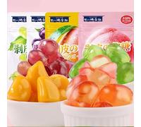 Peelable Gummies,Mango White Peach Soft Candy,Fruit Juice Fudge,Grape Gummy Candy,Peeling Sweets Candy,Casual Desserts,Wedding Candies,Instant Healthy Chinese Snacks (Green Grape,3bag)