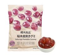 Peelable Gummies, Purple Grapes, Mango, 3.1 Oz/Bag, Grape Juice Candy, Fruit Juice Gummies, Peelable Mango Candy, Healthy Snacks, for Snack Cupboard, Weddings (Purple grape flavor,2bags)
