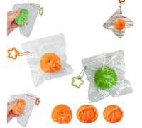 Peelable with Keychain,Stress Relief Soft Simulation Sensory Fidget Food Toys, Fruit Novelty