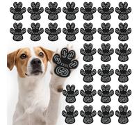 Peelanmall Pack of 28 Paw Protectors for Dogs, Non-Slip Self-Adhesive Silicone Gel Dog Shoes Dog Paw Protector, Protection Against Scalding, Non-Slip Dog Shoes for Elderly and Sick Dogs (XXXL)