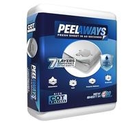 Peelaways Waterproof Disposable Bed Sheets - As Seen On Shark Tank | 7-Layer Absorbent Wellness Sheets for Elderly, Homecare, Hospital Use and Travel