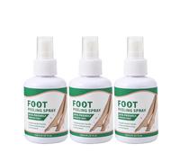 Peele Foot Spray, Peele Instant Foot Peeling Spray, Foot Peeling Sprays For Remove Dead Skin & Calluses On Feet, Exfoliating Foot Mask, Hydrating & Nourishing, Exfoliate Dry, Rough Skin (120ml, 3)