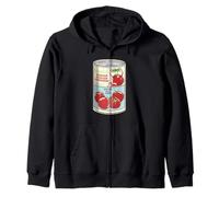 Peeled Italian Tomatoes Tinned Zip Hoodie