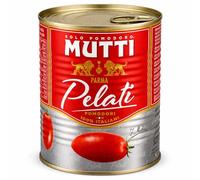24 x Mutti Pomodori Pelati Peeled Tomatoes 100% Italian Tomatoes 800 g Tin Tomato Sauce