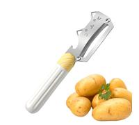Peeler for the kitchen, practical peeler with non-slip handle, soft handle and potato peeler, for carrots, salad, tomatoes, mango, garlic, household, barbecue, camping, picnic, kitchen supplies
