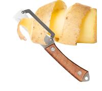 Peeler for the kitchen - stainless steel kitchen tool including bottle opener | the multifunctional vegetable peeler for use in the kitchen | for courgettes, papaya, pumpkin, potatoes, carrots