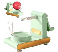 Peelers For Kitchen,Vegetable Peeler, Fruit Peeler, Apple Pear Peeler, Multi Fruit Peeler Machine, Rotary Potato Peeler Corer, Peeling Machine, Peel Mango Light Green