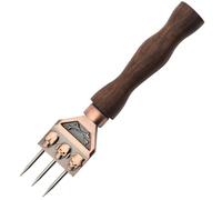 Peelers To Break - 7.09 x 14.17 Inch Ice Crusher Tool, Wooden Handle Skull Design, Stainless Steel, Pointed Selection | Kitchen Bar Bartender