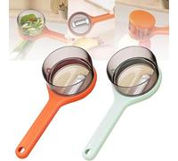 Peeling Knife with Storage Box Double-Sided Stainless Steel Peeler Fruit and Vegetable Peeler Storage Bucket Paring Knife Not Hurt Hands Peelers Kitchen Gadgets (Orange, Green)