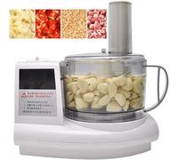 Peeling Machine, Electric Mini Garlic Chopper, 500W Electric Household Small Food Processor, Commercial Garlic Peeler Garlic Press-Garlic Cube, Slicer, Chopper, Crusher and Dicer,Ginger Chili Minced