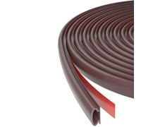 Peeling & Stick Rubber Quarter Round Molding Flexible Trim Waterproof Flexible for Wall Edges Corner & Staircase Cabinet Easy Installs Trim