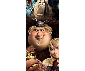 PeelitStickit 60 Width x 130 cm Height How to Train Your Dragon 2 Dragons Vinyl Wall Mural