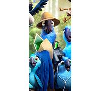 PeelitStickit 60 Width x 130 cm Height Rio 2 Movie Vinyl Wall Mural