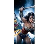 PeelitStickit 60 Width x 130 cm Height Wonder Woman 5" Vinyl Wall Mural