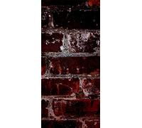 PeelitStickit Brick Texture in Red Style, Wallpaper Design, Wall Mural ID-001, vinyl