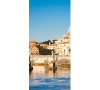 PeelitStickit Famous Rome Buildings and Cities Wallpaper Design, Wall Mural ID-012, vinyl