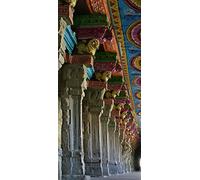 PeelitStickit Hindu Temple, Wallpaper Design, Wall Mural ID-004, vinyl